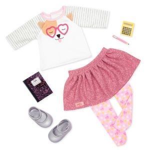 NIB Our Generation Classroom Cutie Fashion Outfit 18” doll
